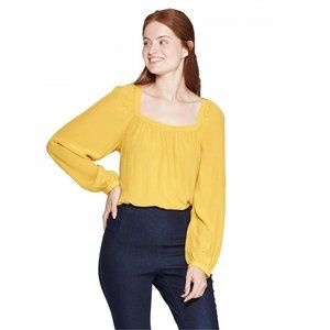 3/$20🌸 NWT A New Day Women's Blouse Small Yellow